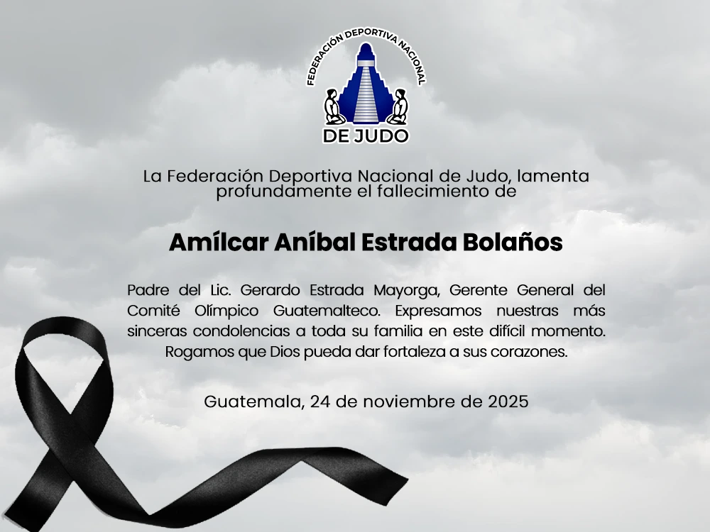 Nota de Duelo - Amílcar Aníbal Estrada Bolaños