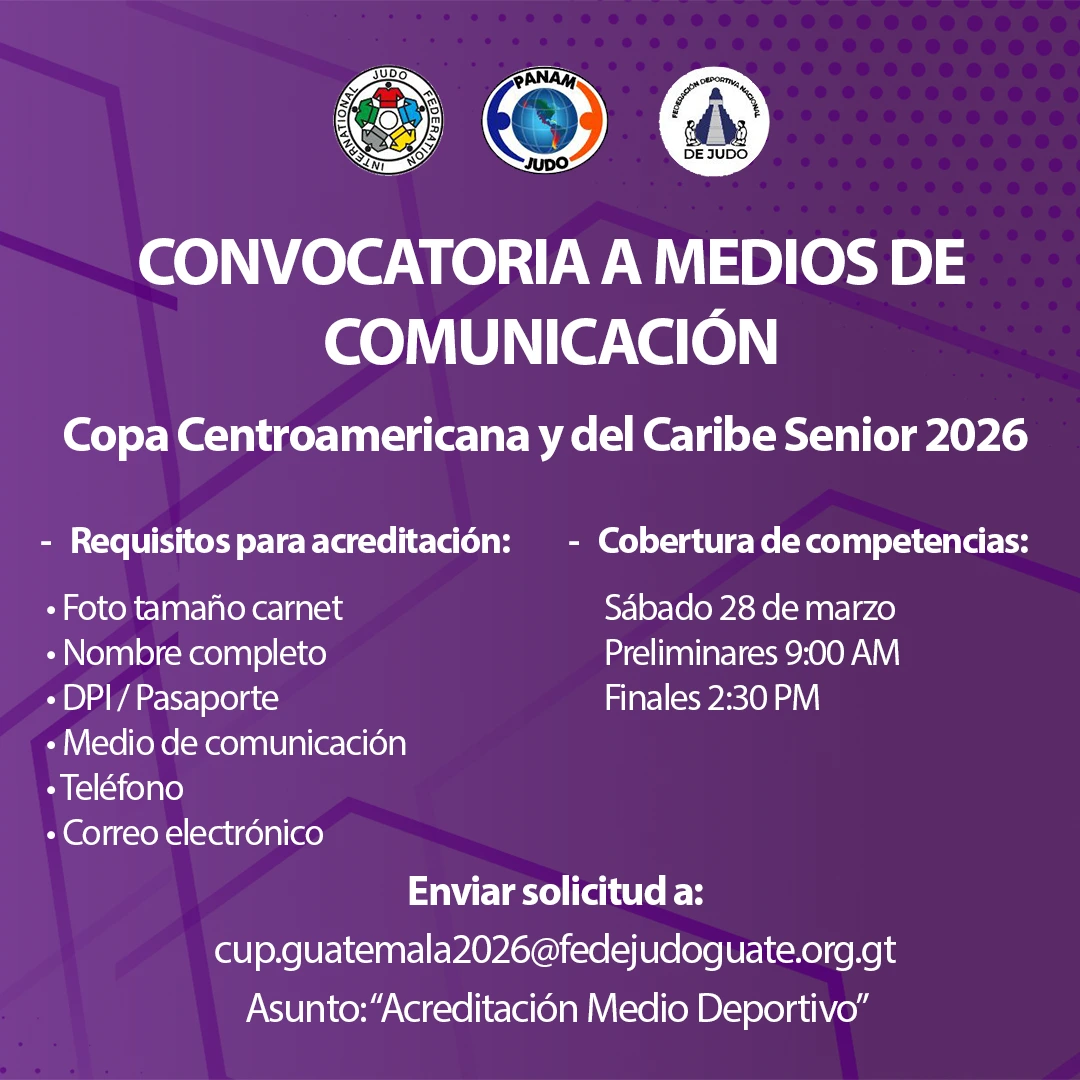 Convocatoria a Medios de Comunicación