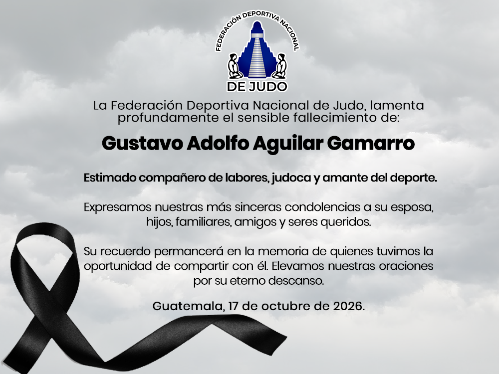 Nota de Duelo - Gustavo Aguilar